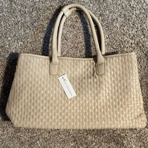 Lulu Dharma Ivory Napa Day Bag
